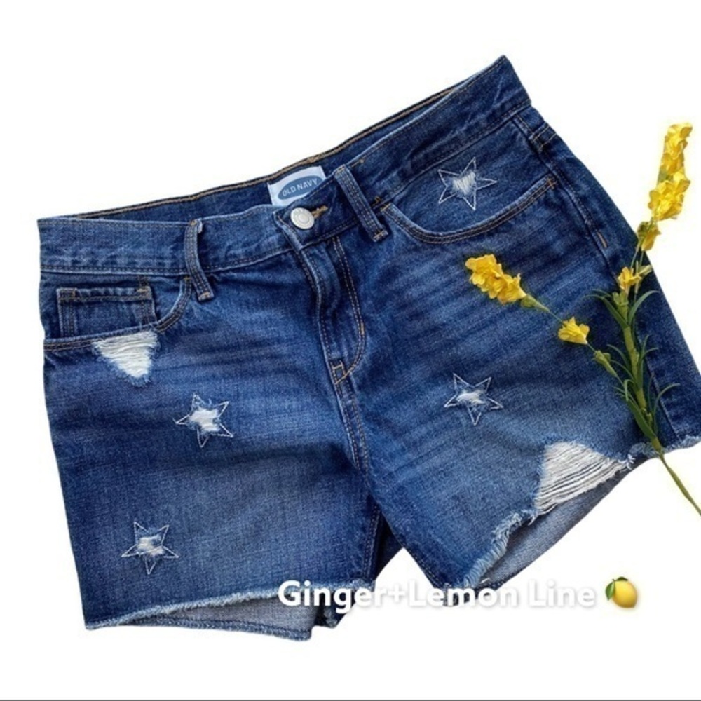 OLD Navy Distressed Short Jeans Girl Size 14